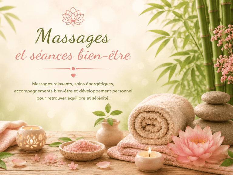Massages, soins énergétiques et accompagnements bien-être