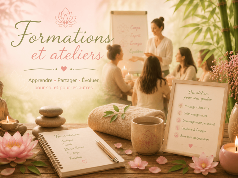 Formations et ateliers bien-être avec Lydie Bien-Être