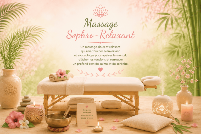Massage sophro-relaxant Massage sophro-relaxant pour apaiser le mental et relâcher les tensions